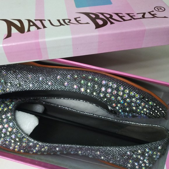 All-Over Rhinestone Studded Flats - Picture 3 of 9